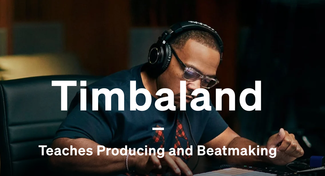 Timbaland Teaches Producing and Beatmaking