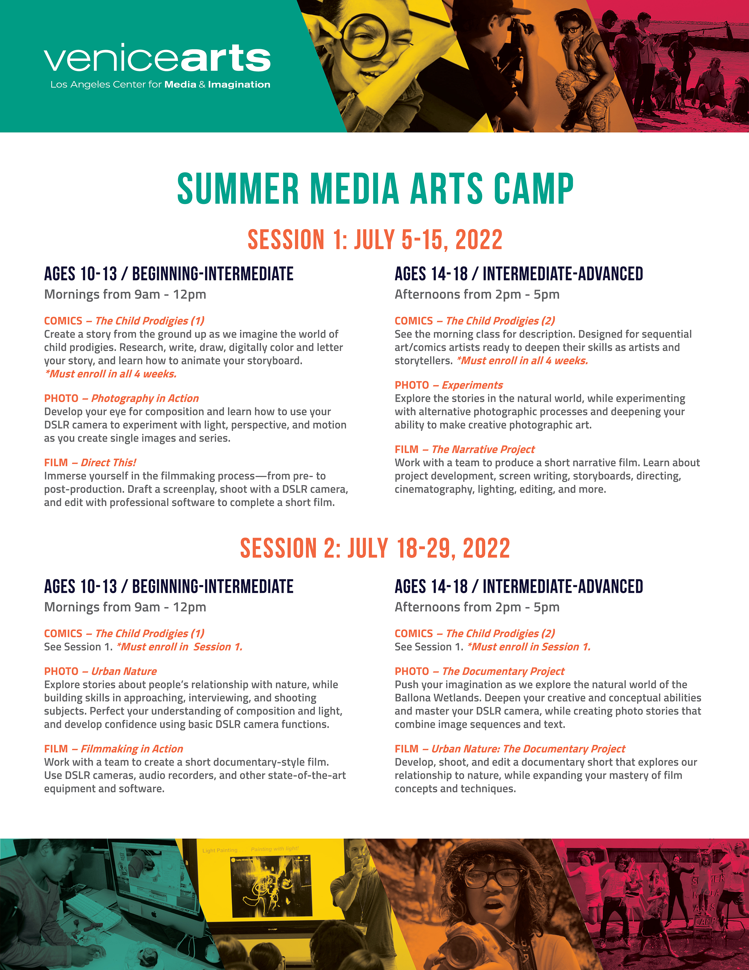 Summer Media Arts Camp