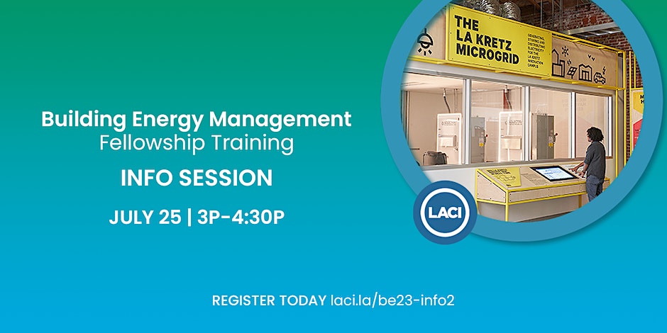 LACI Building Energy Management Fellowship In-Person Info Session