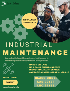 Laney College Industrial Maintenance banner