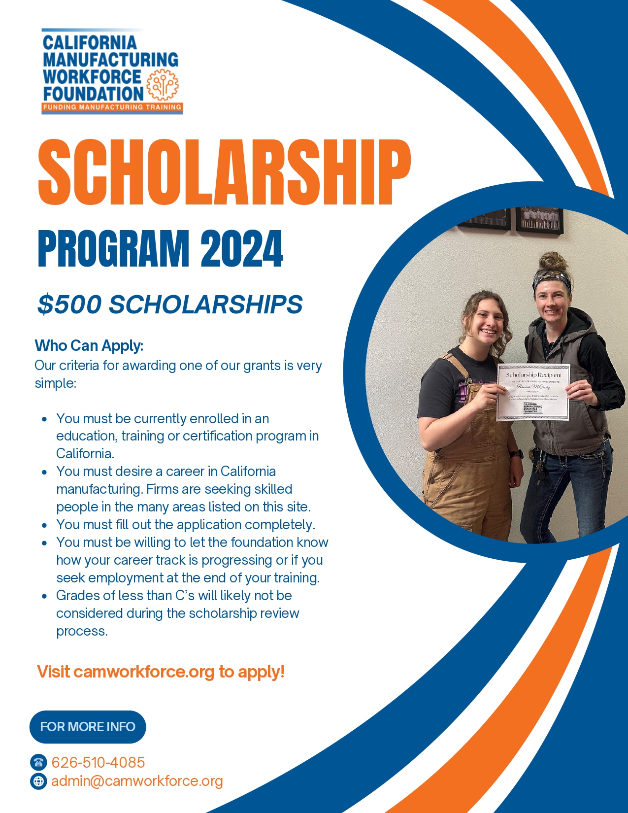 CAM Scholarship Program