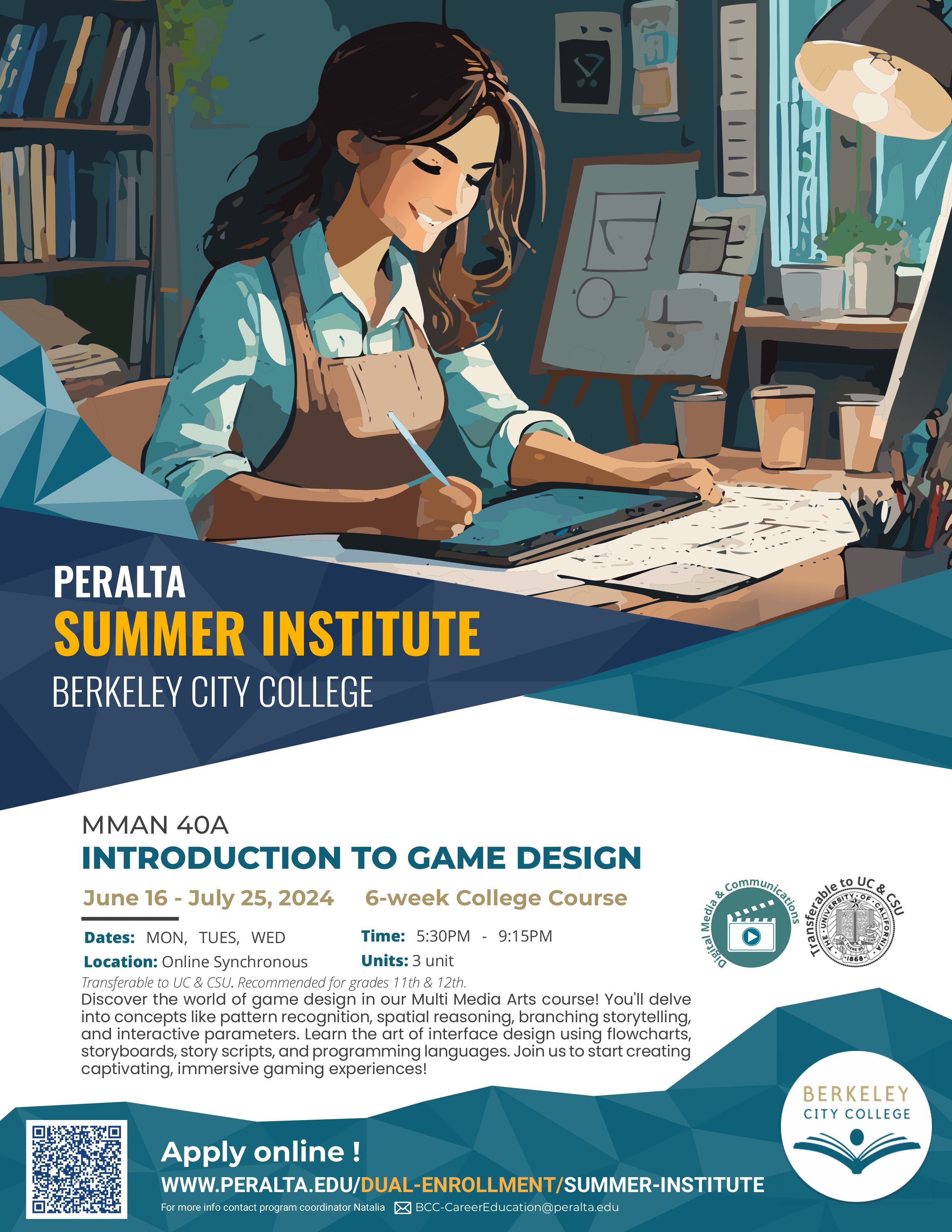 Introduction to Game Design banner