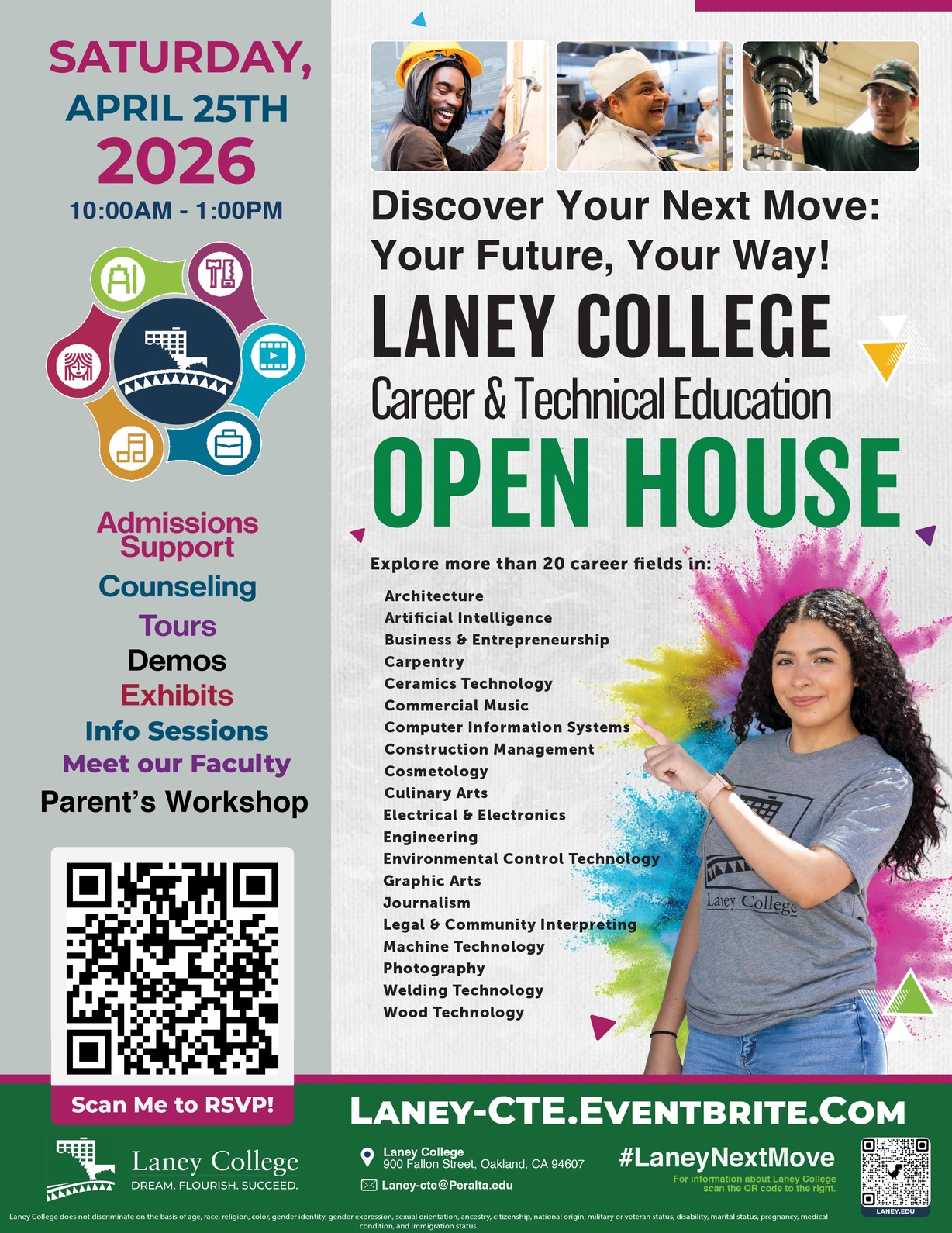 CTE Open House banner