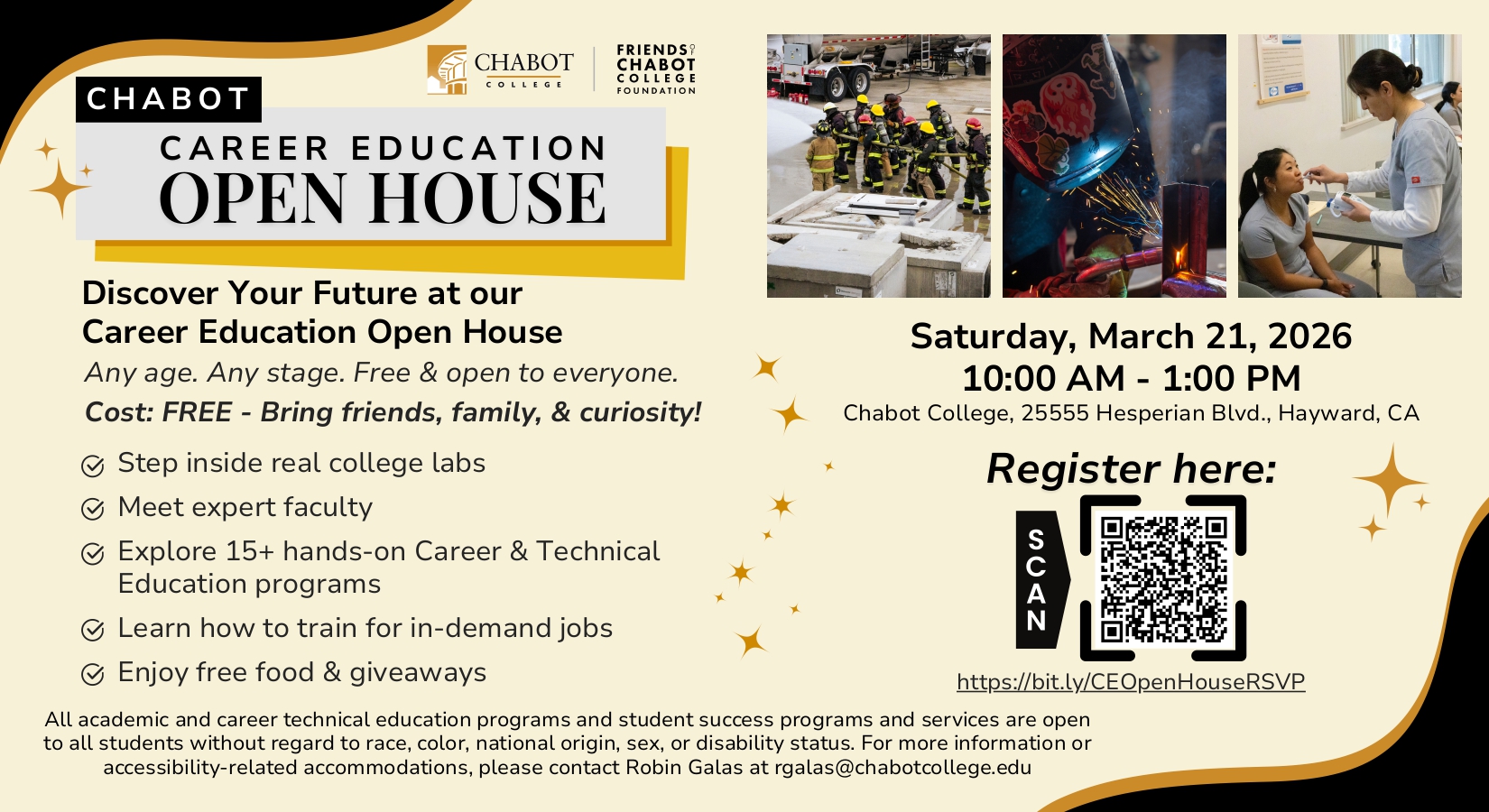 Chabot College Career Education Open House